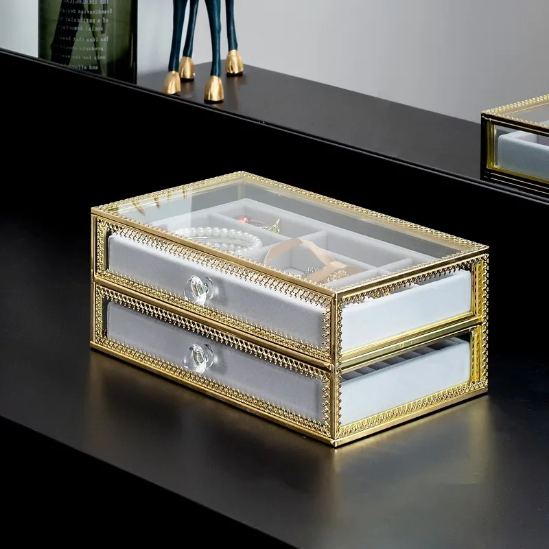 Органайзер для туалетного столика скандинавский ящик держатель макияжа с