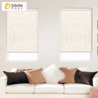 dihin home linen material halffull blackout curtains window treatment rollor blind easy install custom made w100cmxh100cm