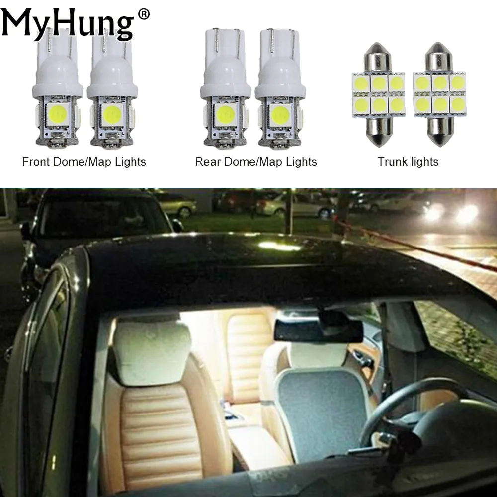 6 шт./комплект Автомобильные светодиодные лампы для Infiniti EX25 EX35 FX35 FX37 FX50|set|set ledset car |