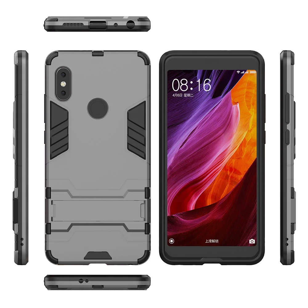 Чехол для телефона KONSMART для Xiaomi Redmi Note 7 6 5 Pro, гибридный жесткий чехол на заднюю панель, глобальная версия Redmi 7A 7 6 5 6A 5A GO S2, чехол-подставка s