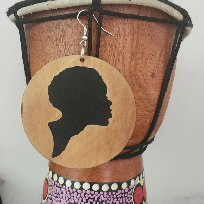1 пара! Женские деревянные серьги в африканском стиле|wooden african earrings|earrings earringearrings