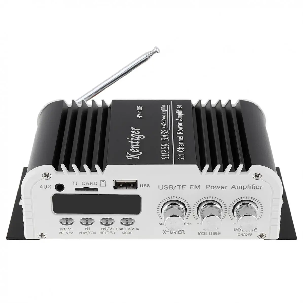 

2.1CH HI-FI Car Audio High Amplifier FM Radio Player Support SD / USB / DVD / MP3 with Remote Controller for Car Motorcycle Home