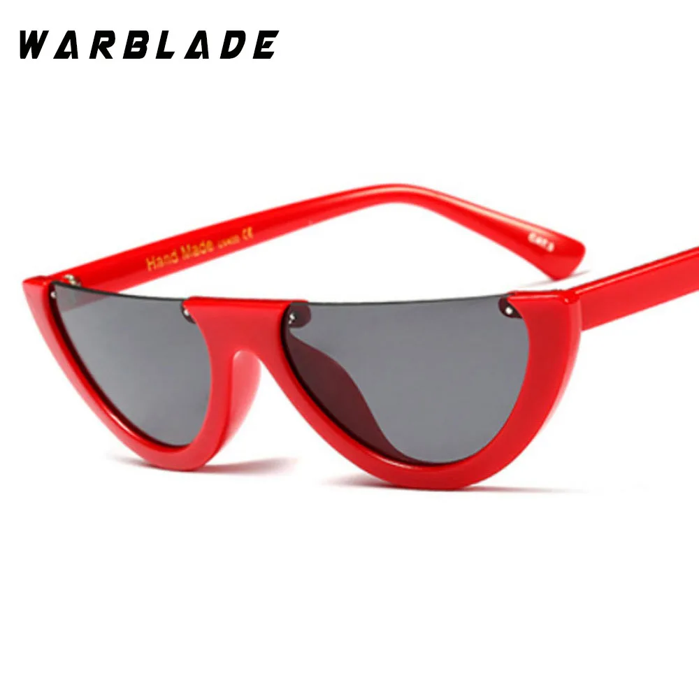 Женские солнцезащитные очки без оправы WarBLade Модные прозрачные брендовые