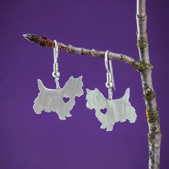 10 пар ювелирных изделий ручной работы серьги в виде терьера шпильки для собак