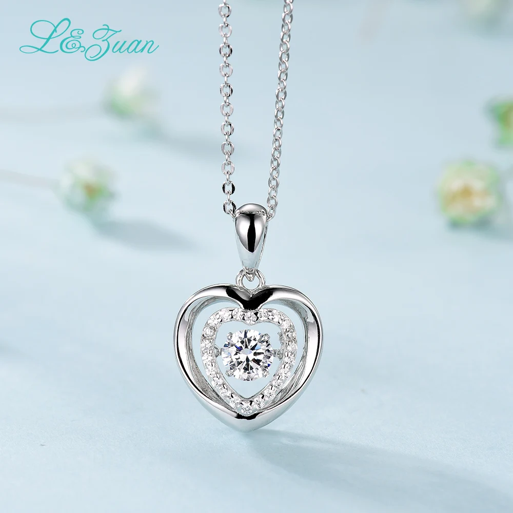 Я и цзуань 1.16ct Япония Оригинальный Смарт Серии Танцы Сердце Кулон 925