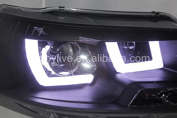 2011 2014 для Volkswagen Транспорт T5 Caravelle Multivan светодиодный фар черный Корпус JY|led