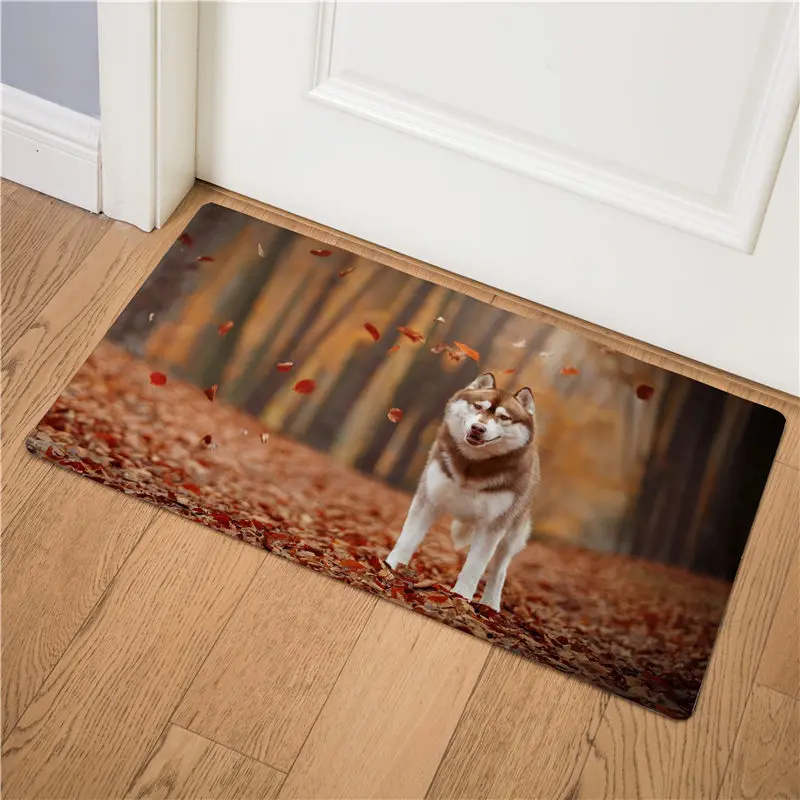 5 Siberian Husky введите дверной коврик для кухни коврик под дверь коврик на кухню коврик для дома домашние Нескользящие коврики для ванной приветственные напольные коврики - Цвет: 5