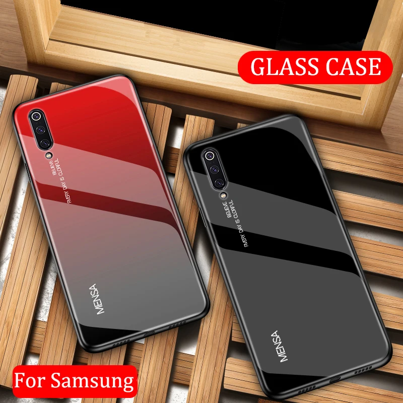 Чехол GFAITH из закаленного стекла с градиентом для Samsung Galaxy A50 чехол телефона чехлы