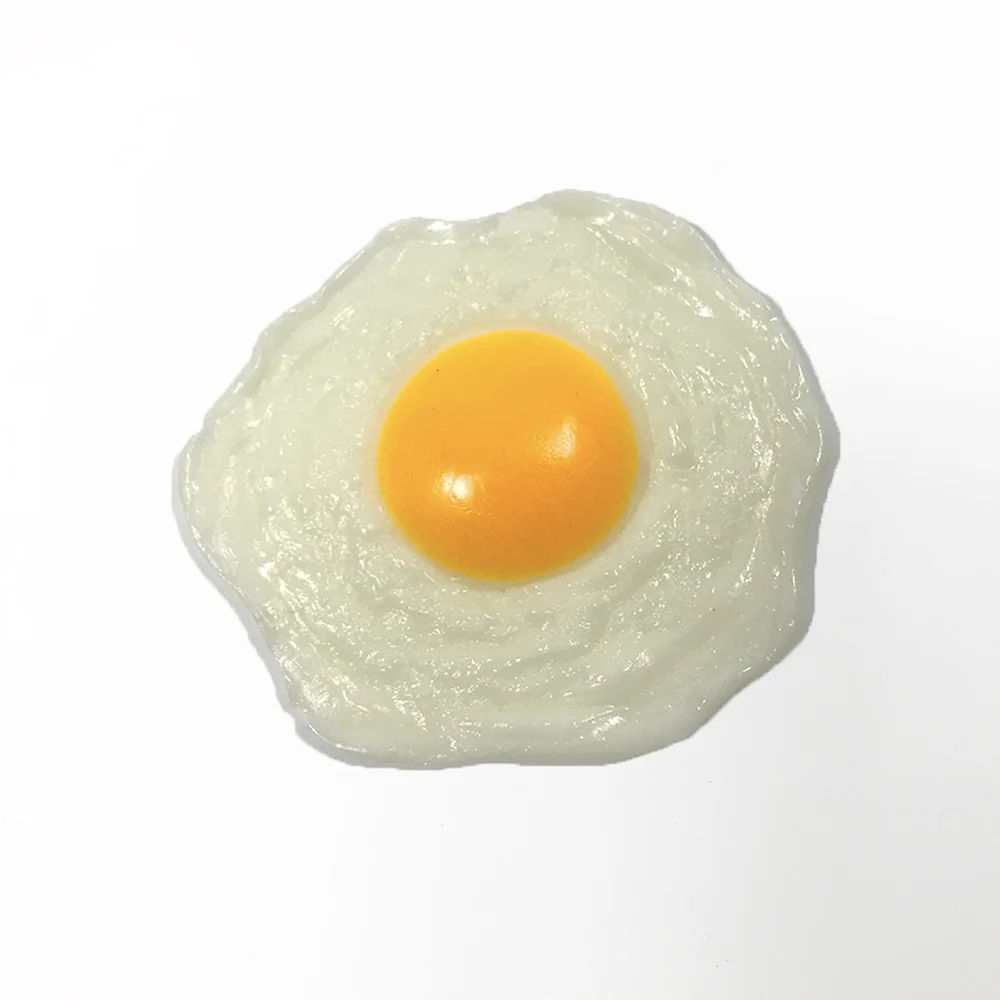 1PC fake egg Поддельное яйцо смешные мягкие игрушки-приколы антистресс игрушки для взрослых Шутка хитрые игрушки озорства Кухонные Игрушки для девочек Дети - Цвет: 1PC fake egg