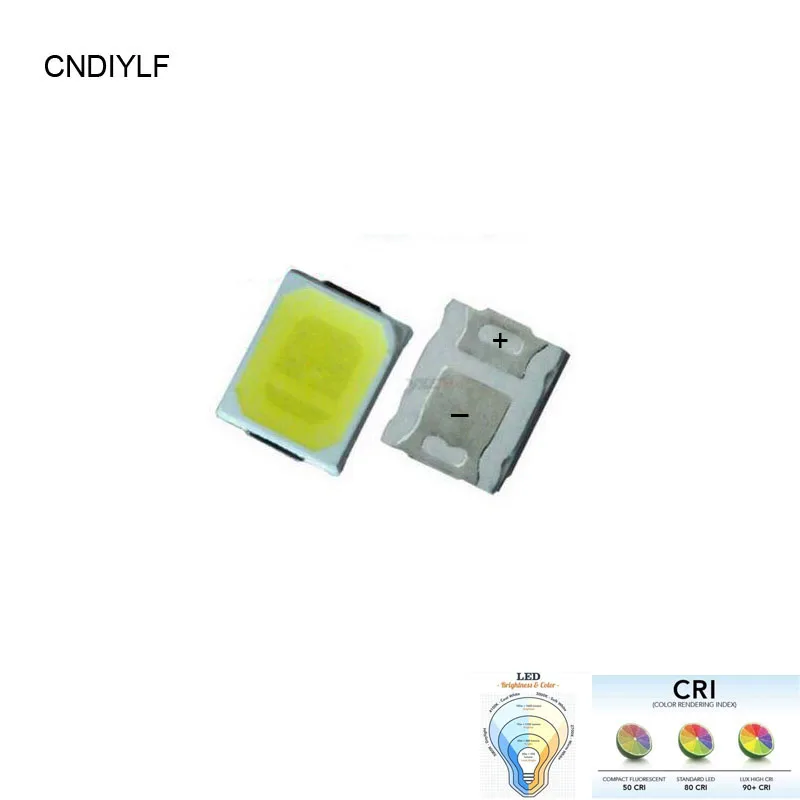 Полное напряжение высокая яркость 2835 SMD светодиодный чип 1 Вт 100 шт. 18V 9V 6V 3В белый светодиод Быстрая через Aliexpress авиапочтой Китая