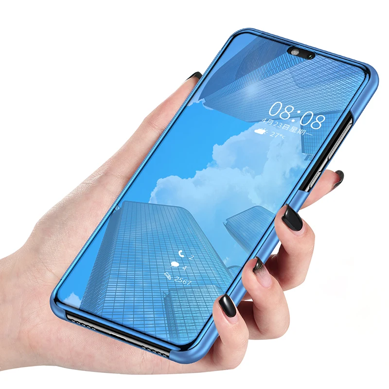 Роскошный зеркальный флип чехол для смартфона huawei Honor 8A 8C 8X8 S Чехол Huawey huavei honer 8 A C X
