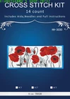 4CT 79x37 Красный Большой Мак аналогичные DMC нити DIY ручной работы Счетный крест вышивка набор для рукоделия вышивка