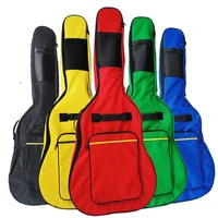 5 colors fd good quality 39 40 41 inch acoustic guitar gig bag case backpack shoulder padded protection waterproof free shippin