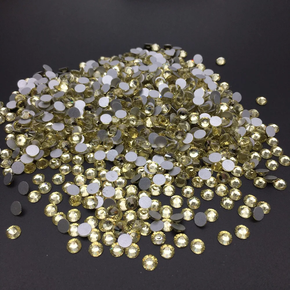 Good Quality Jonguil DIY Strass Crystal ss3-ss34 Non HotFix Nail Art Flatback Rhinestones for Clothes Decorations | Дом и сад