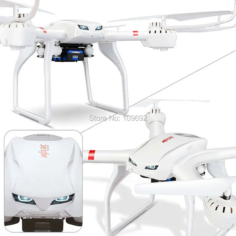 Квадрокоптер MJX X101 Радиоуправляемый 2 4 ГГц 6 осей с HD камерой|profession drones|mjx x101 rc