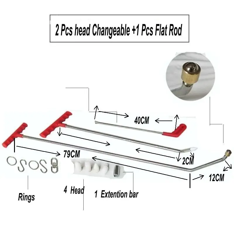 Магнитный PDR Крюк Инструменты толкатель автомобильный лом Paintless Dent Repair Tools Puller Lift