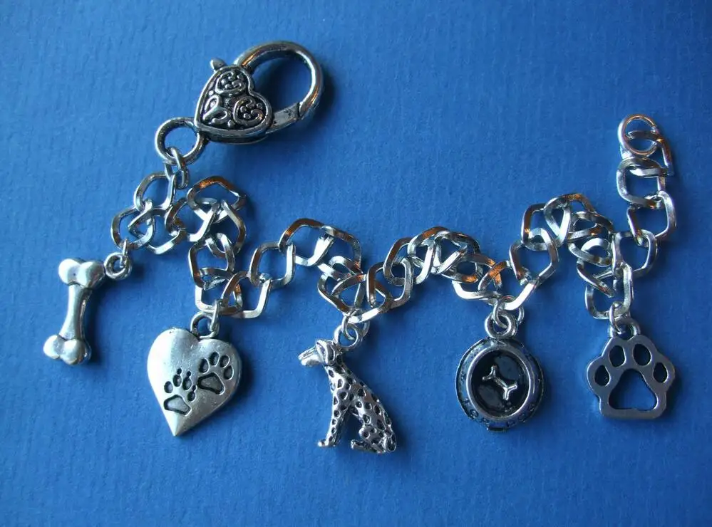 Далматинский браслет ювелирные изделия 1 шт. винтажные модели 5 подвески браслеты