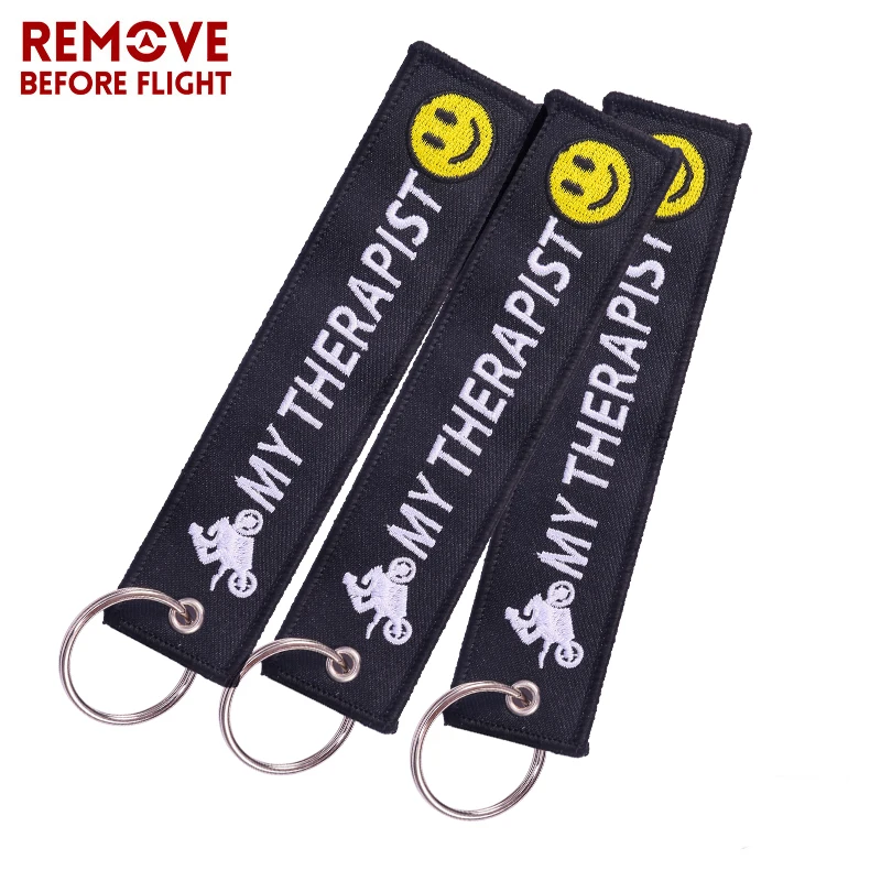 Брелок с вышивкой Мой терапевт 3 шт./лот|key chain|key key chainchain for keys |