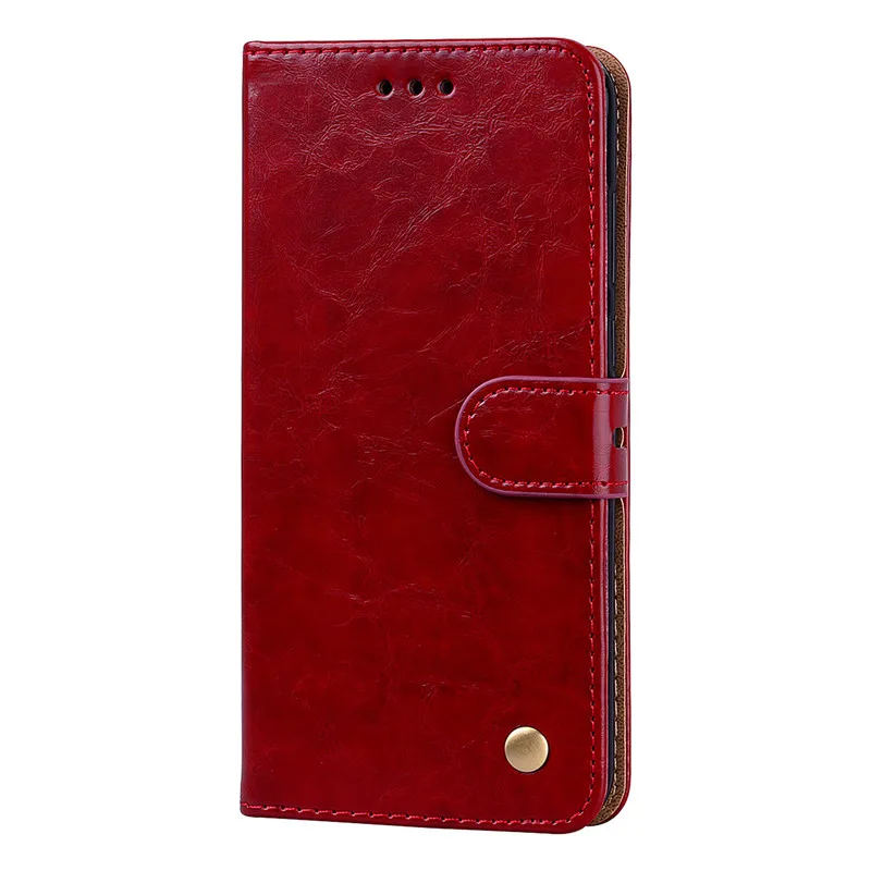 Red Huawei Y5 Lite чехол Роскошный кожаный чехол для задней панели чехол для huawei Y5 Lite DRA-LX5-ра LX5 чехол Защитный флип-чехол для телефона - Цвет: Red