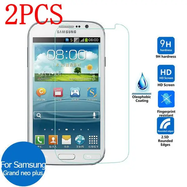 2 шт. закаленное стекло для Samsung GALAXY Grand Neo Plus защита экрана Защитная пленка I9060 I9060I