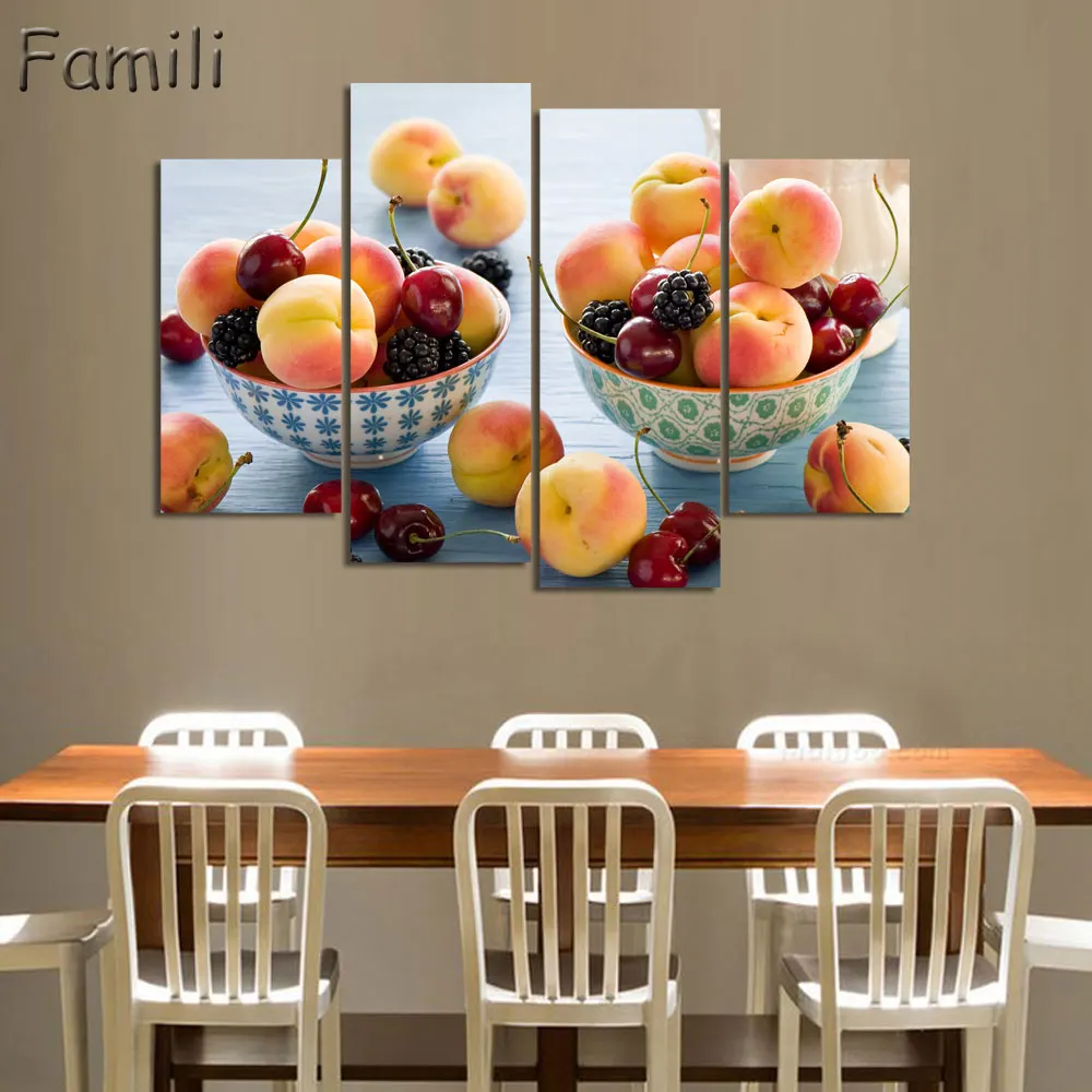Набор для рисования на холсте Джем и еда 4 картины|art pictures|picture for kitchenkitchen pictures |