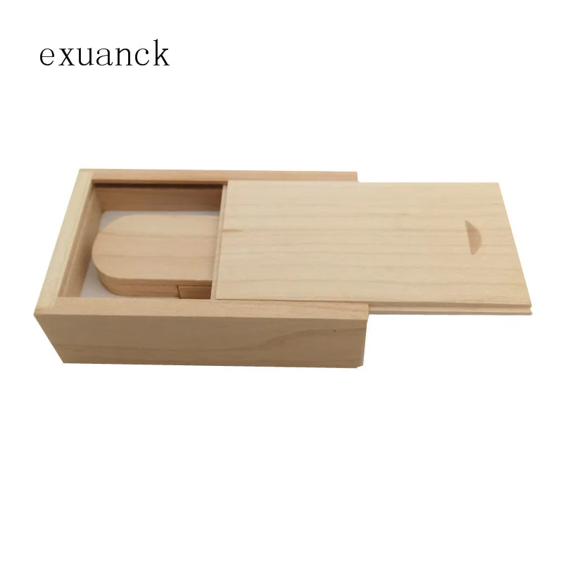 Деревянный Usb флеш накопитель Exuanck с логотипом на заказ для свадебной