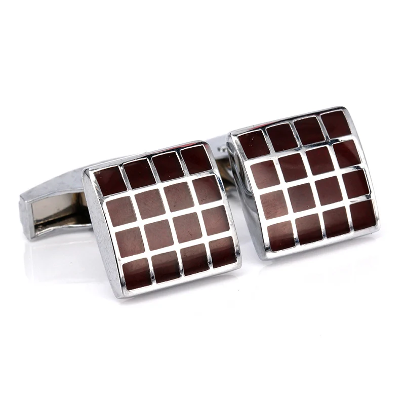 MMS модные красные сетчатые запонки Королевский декоративный узор винтажный