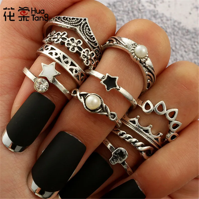 Женское кольцо в стиле стимпанк 11 шт. 4622|crystal ring|rings for womenring |