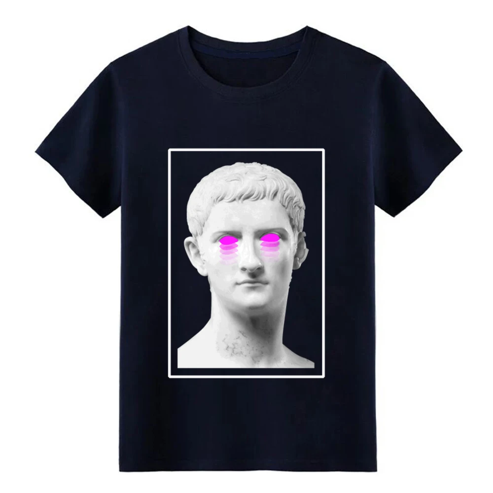 Мужская Эстетическая греческая бюст | Vaporwave футболка трикотажная 100% хлопок плюс