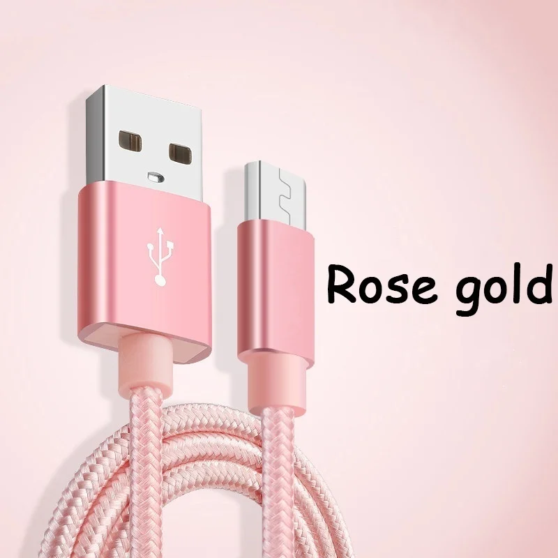 Нейлоновый Micro USB кабель для Android синхронизации данных и зарядки Allview P7 Pro P6 Energy Lite V2