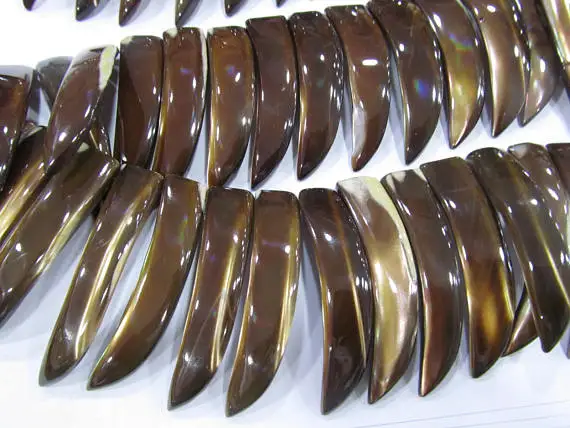 Топ Просверленный -- Большой 40 мм настоящая швабра жемчужная оболочка рога шипы