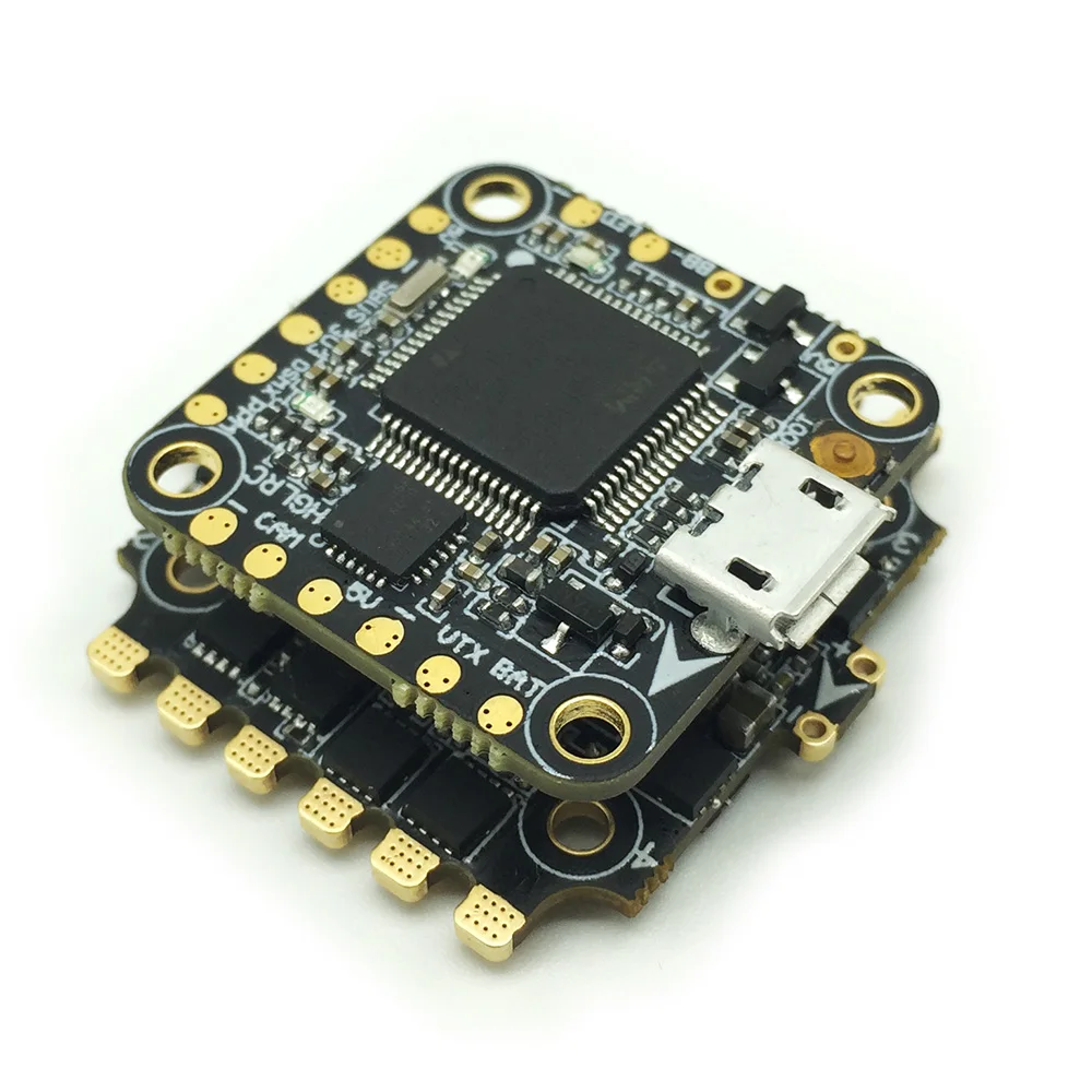 XJB F438 F4 Контроллер полета OSD 4в1 38A Blheli_S ESC для FPV Drone Racer Racing части вертолета|Детали и