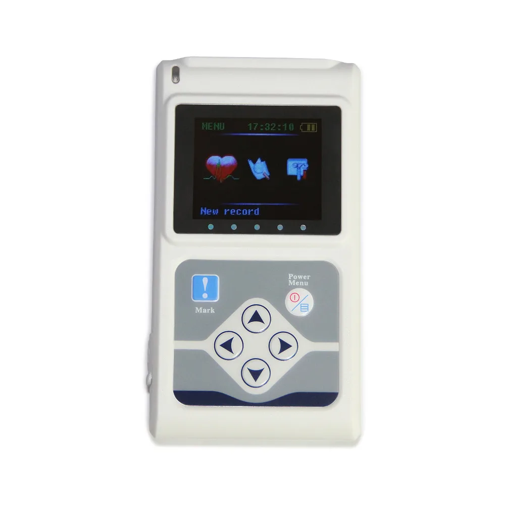 CONTEC новейший TLC5000 12 канальный ECG/EKG Holter System Recorder Monitor Software | Красота и здоровье
