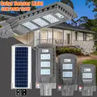 Уличный светильник AUGIENB, светодиодный светильник на солнечной батарее 204060 лм 40 Вт80 Вт120 Вт, с датчиком движения