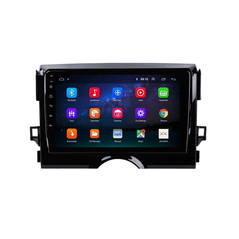 " 2.5D ips Android 8,1 автомобильный DVD мультимедийный плеер gps для Toyota Reiz Mark x 2010 2011 2012- аудио Радио Стерео навигация