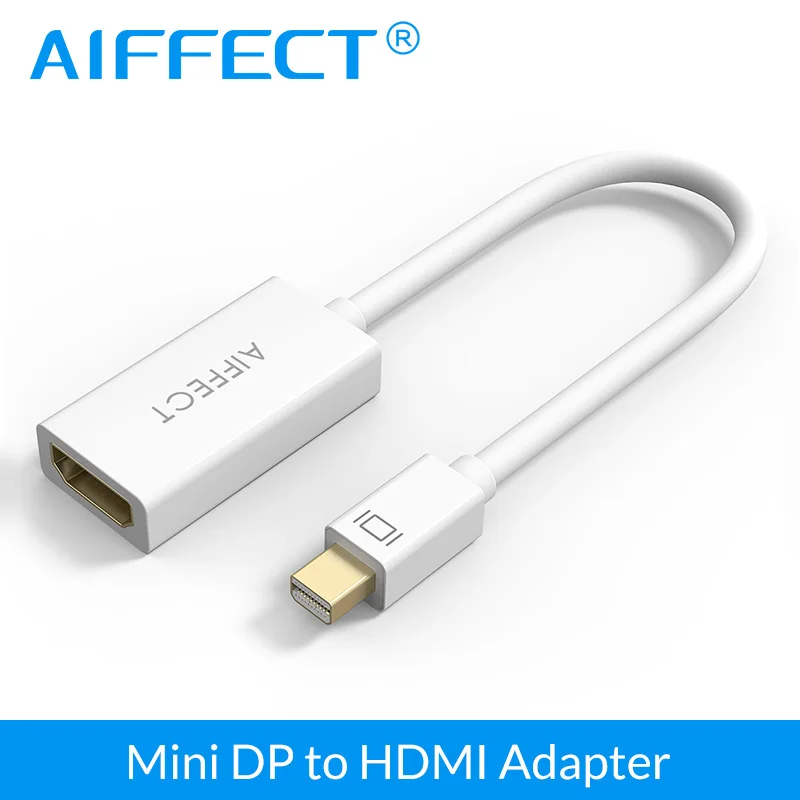 AIFFECT 2K 4K мини адаптер DP к HDMI кабель дисплейный Порт Thunderbolt порт конвертер для Macbook