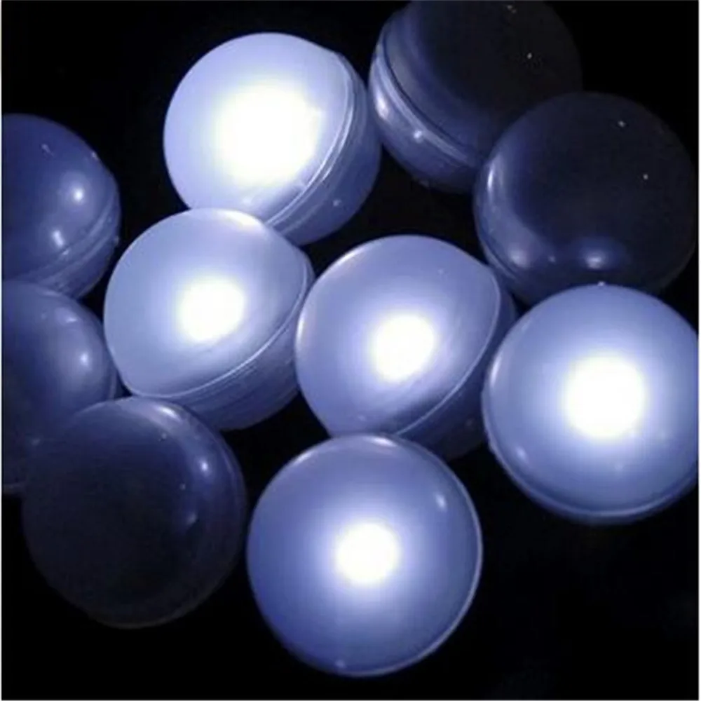 Kitosun Twinkle Fairy Pearls Clear Plastic Round Ball Waterprof Mini LED Pool Light with Battery for Wedding Floral Arrangements