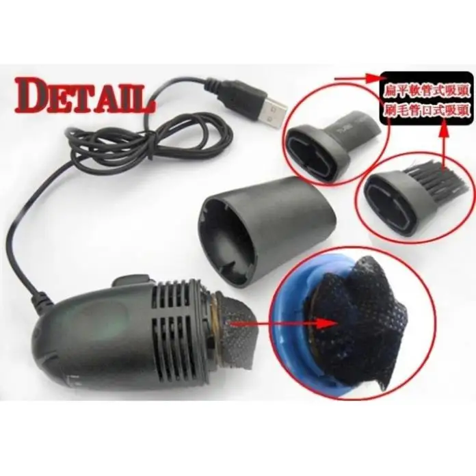New Mini Computer Laptop LED USB Vacuum Keyboard Cleaner Dust Collector Free Shipping | Компьютеры и офис