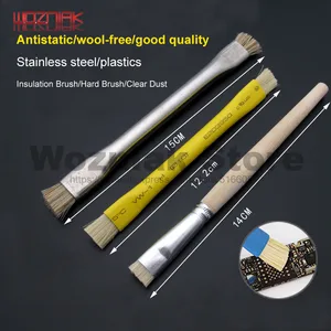 Многофункциональная двухголовная щетка WOZNIAK, мини-вентилятор, микросхема процессора IC BGA, материнская плата для очистки от пыли