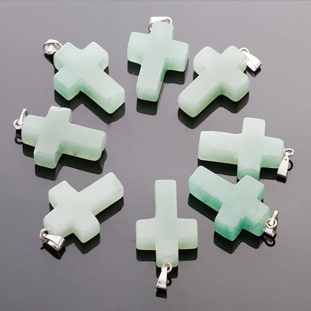 Подвески женские из натурального авантюрина 30 шт./лот | Украшения и аксессуары