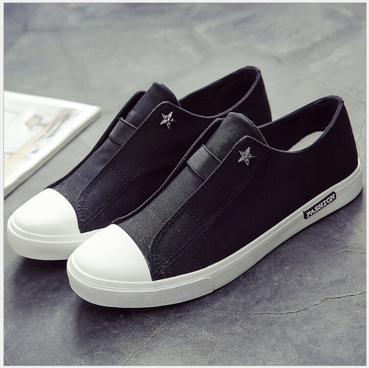 

Стильные мужские туфли на плоской подошве, повседневные дышащие мужские парусиновые туфли без шнуровки, эспадрильи для отдыха, размер 39-44