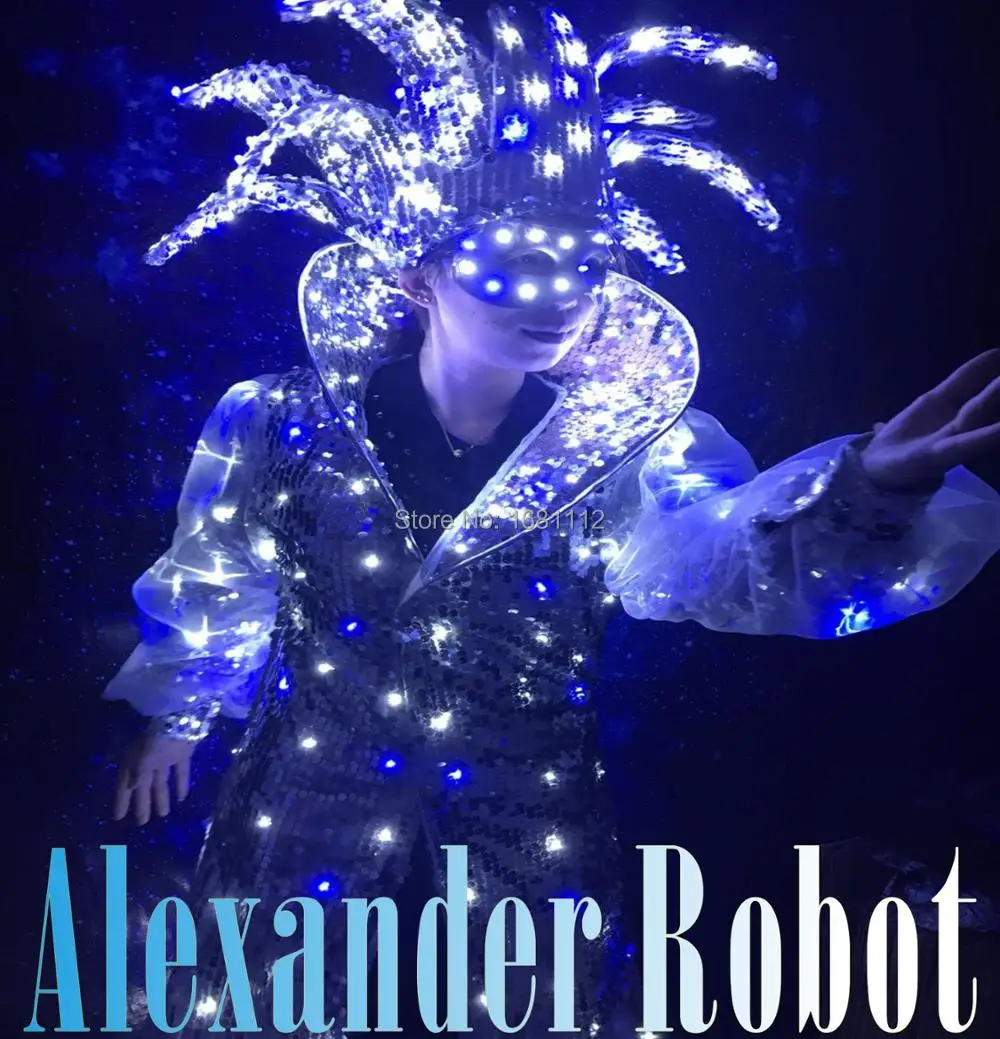 lluminated robot suit / lluminated LED /light up dress/luminous costume Picture