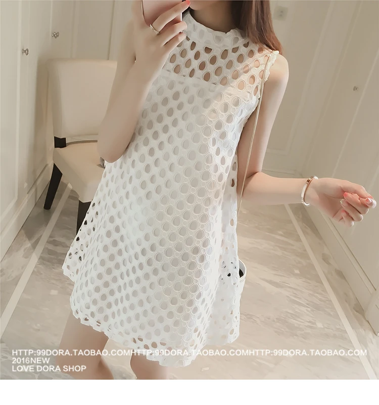 Summer Girl Dress White Black Cute Teenage Girls Clothing Princess Robe Fille 14 Ans | Детская одежда и обувь