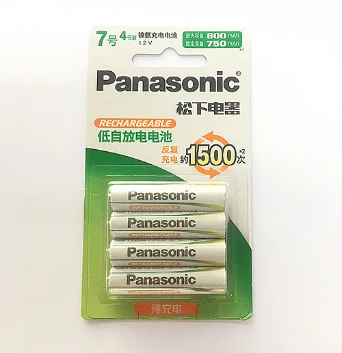 12pcs/lot New Original Battery For Panasonic AAA 1.2V 800mAh Ni-MH Rechargeable Camera Toys Remote Control NiMH Batteries | Электроника