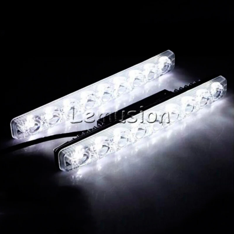 Автомобильные светодиодные дневные ходовые огни 1 пара 12 В для Jeep Renegade Wrangler Grand