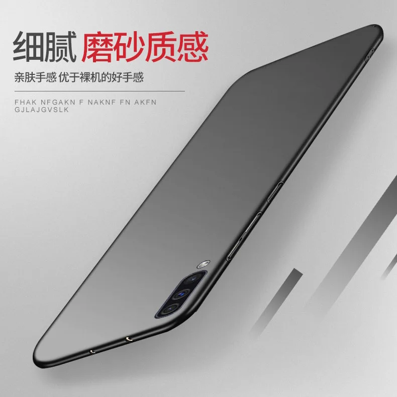 Frosted Ultra Thin Hard Plastic Cover for Samsung Galaxy A60 A50 A40 A30 A20 A10 Matte Shield Protect Phone Cases For Galaxy A70