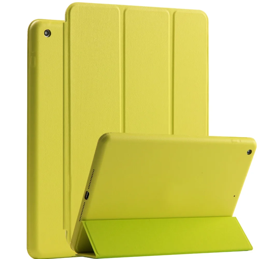 Case for New iPad 9.7 inch 2017.2018 protectr Ultra-thin PU leather Magnetic Cover Magnet wake up sleep model A1822 safe | Компьютеры и