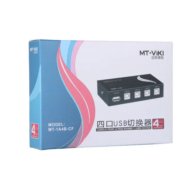 Переключатель MT-Viki на 4 порта USB 2 0 для ПК используйте 1 USB-устройство в качестве