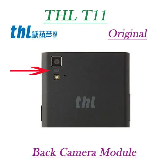 Оригинальный модуль задней фотокамеры THL T11 5 0 МП Запчасти для MTK6592 Восьмиядерный