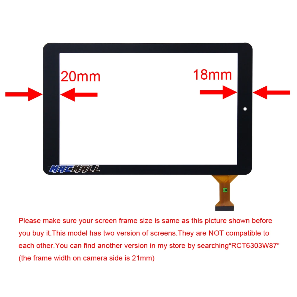 Новинка для RCA 10 Viking Pro RCT6303W87 DK 21 мм 18 сменный сенсорный экран дигитайзер стекло